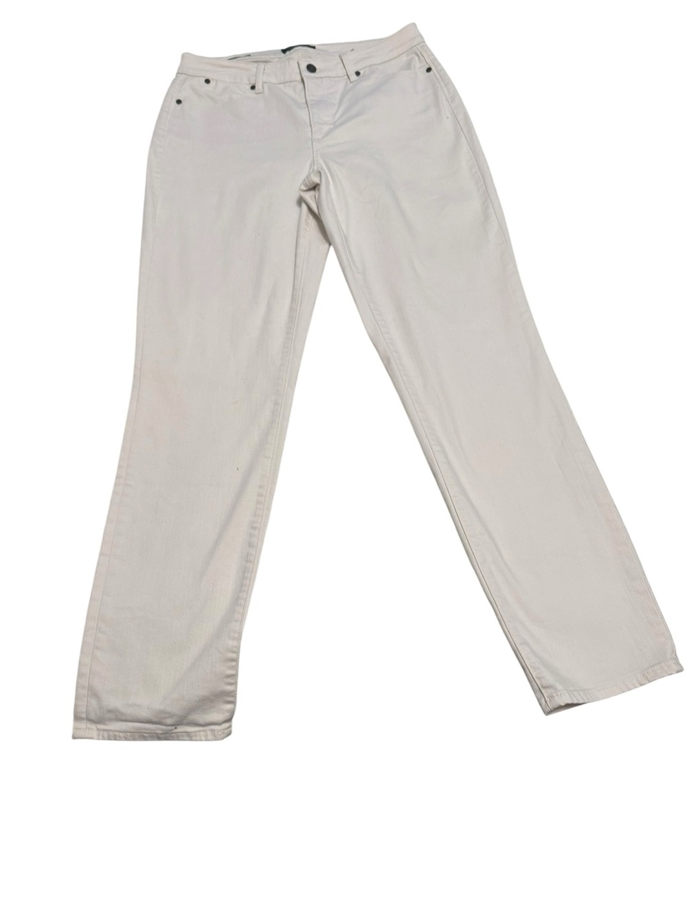 Talbots Flawless Five Pocket Pants Womens Size 10 Ivory